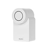 Nuki Smart Lock (4.ª generación), cerradura inteligente con Matter para entrada sin usar las llaves y sin necesidad de obra, cerradura electrónica convierte tu smartphone en una llave, blanco