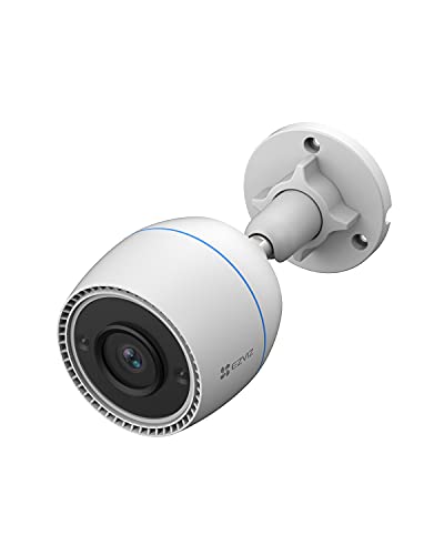 EZVIZ Camara Vigilancia WiFi Exterior,1080P Cámara Exterior de Seguridad IP67 con 30m Visión Nocturna, Detección de Movimiento y Alarma Instantánea, H.265, Compatible con Alexa, Modelo C3TN
