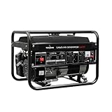 Tecnoware Power Systems - Generador eléctrico 3200VA, Monofásico 230Vac 50Hz, Motor H-Greengine, Tanque 15L, Bajo ruido, AVR, Arranque manual, Salidas SCHUKO 16A y 12V dc 8A, Negro