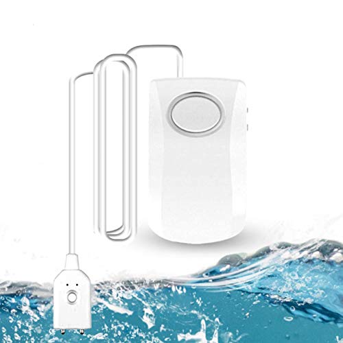 GuDoQi Alarma de Fugas de Agua WiFi, Detector de Fugas de Agua inalámbrico 130dB, Detector de Inundacion, Sensor de Agua Inteligente, Soporte Control Remoto de Tuya Smart Life App