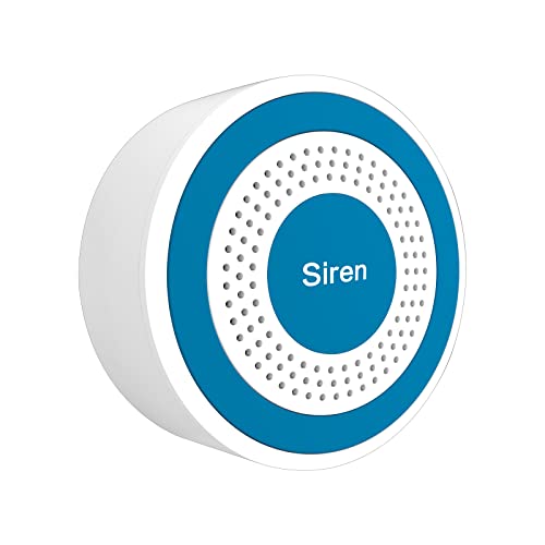 Sirena estroboscópica inalámbrica LWOHSI para Sistema de Seguridad del hogar, Alarma de Sirena de cúpula estroboscópica para Sistema de Alarma (LW106 LW108)