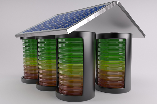 Almacenar energía solar para casas inteligentes
